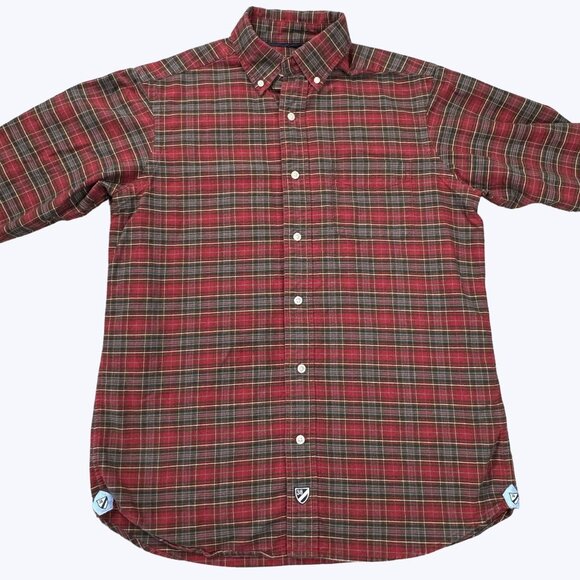 Cremieux Men's Long Sleeve Plaid Button Front Size Size Small - Picture 5 of 11